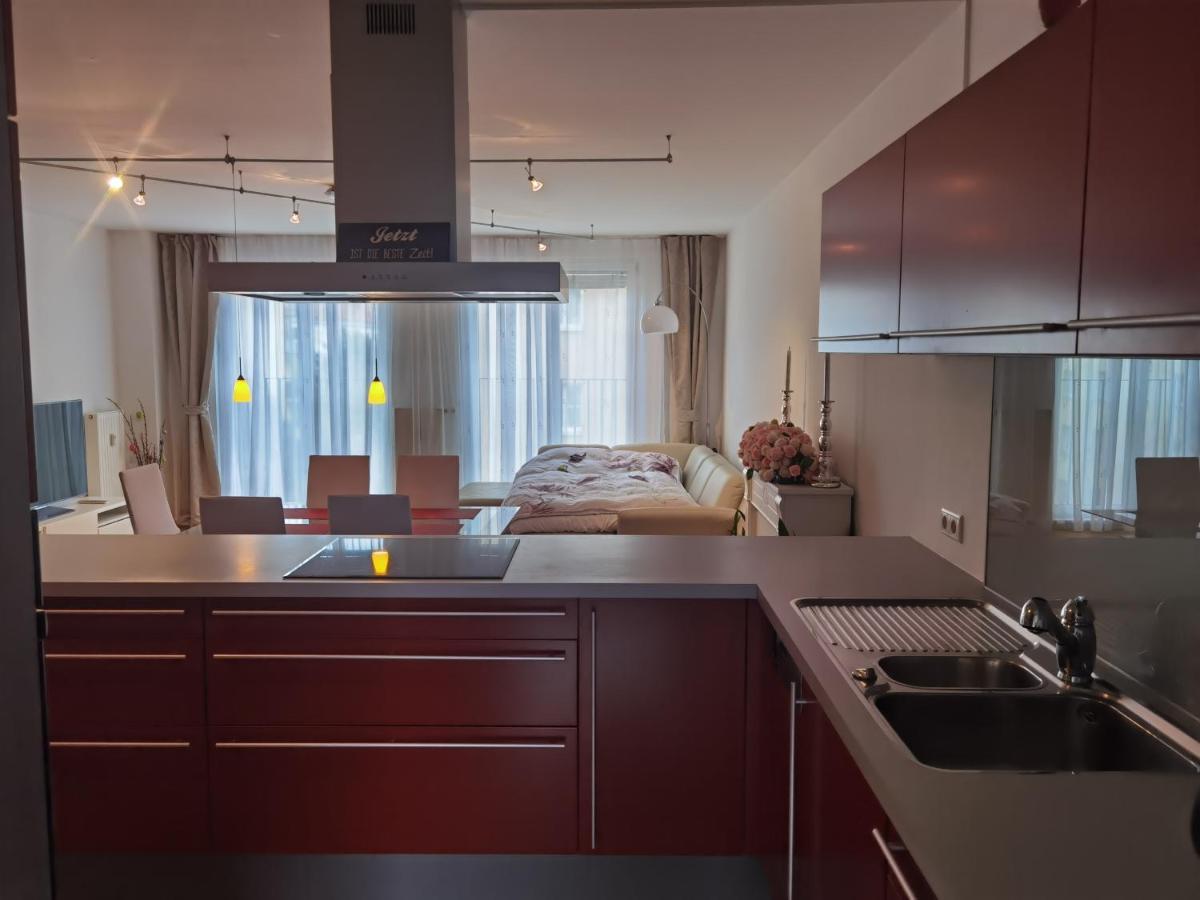 Modernes Studio-Apartment Nahe Zentrum Mit Garagenplatz Вена Экстерьер фото